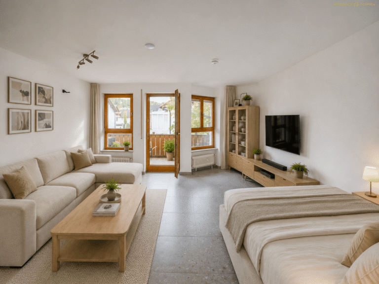 Wohn-/Schlafzimmer - animiert
