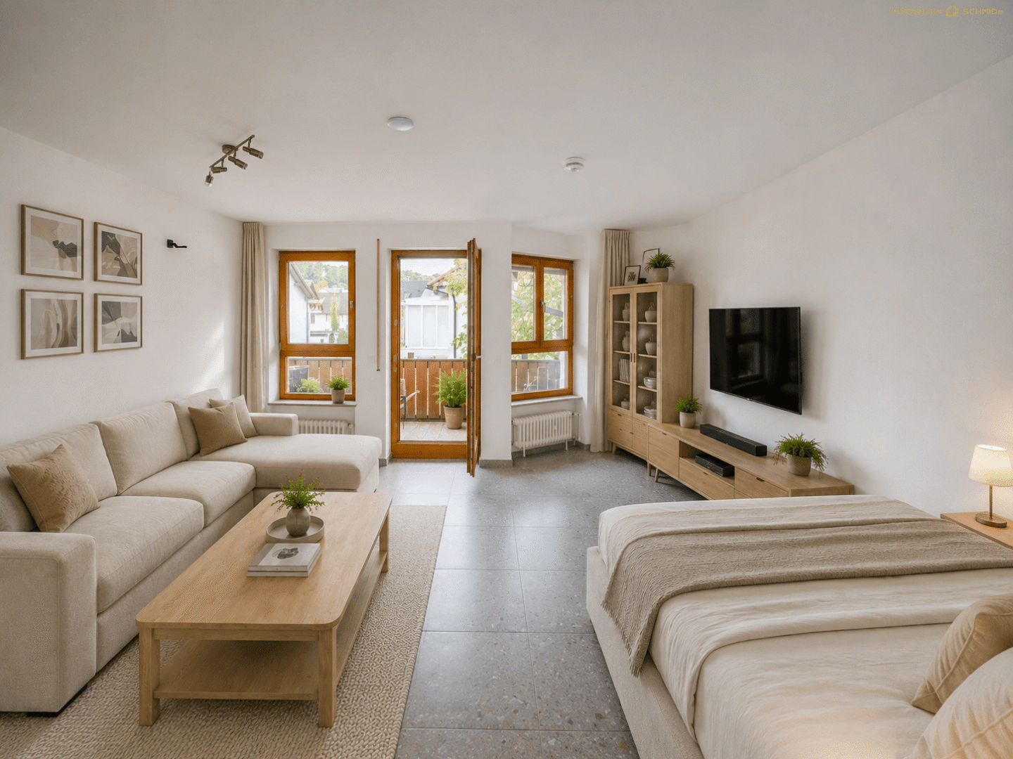 Wohn-/Schlafzimmer - animiert